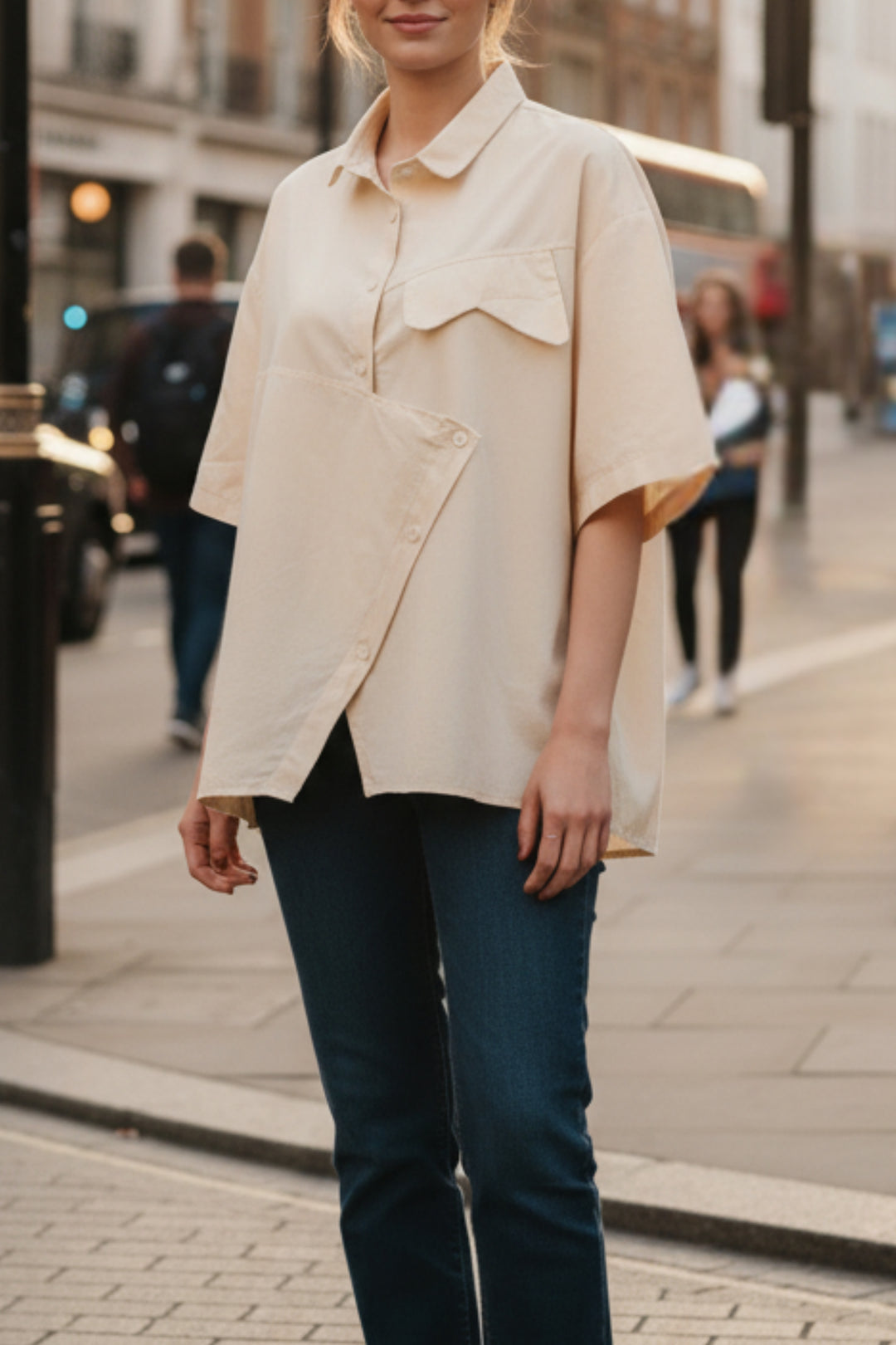 Vanilla Essence Oversized Shirt