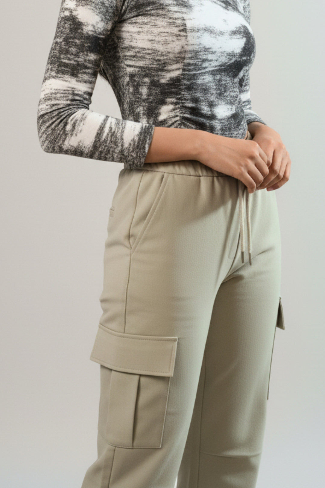 Soft Sage Utility Cargos