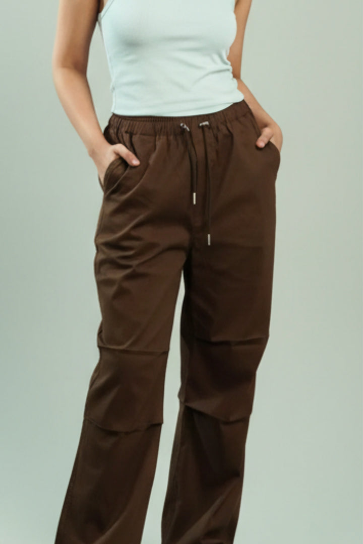 Barrel Brown Oversized Trousers