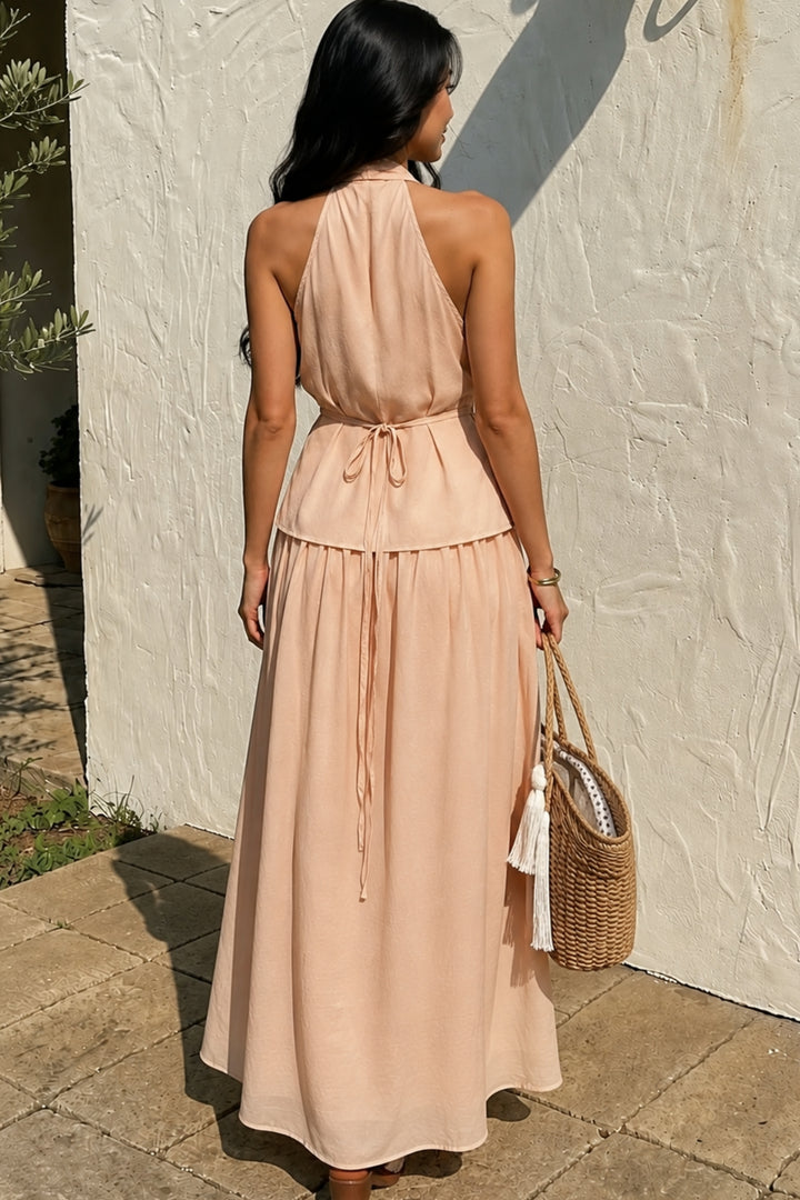Sunbaked Wrap Top & Skirt Co-ord Set