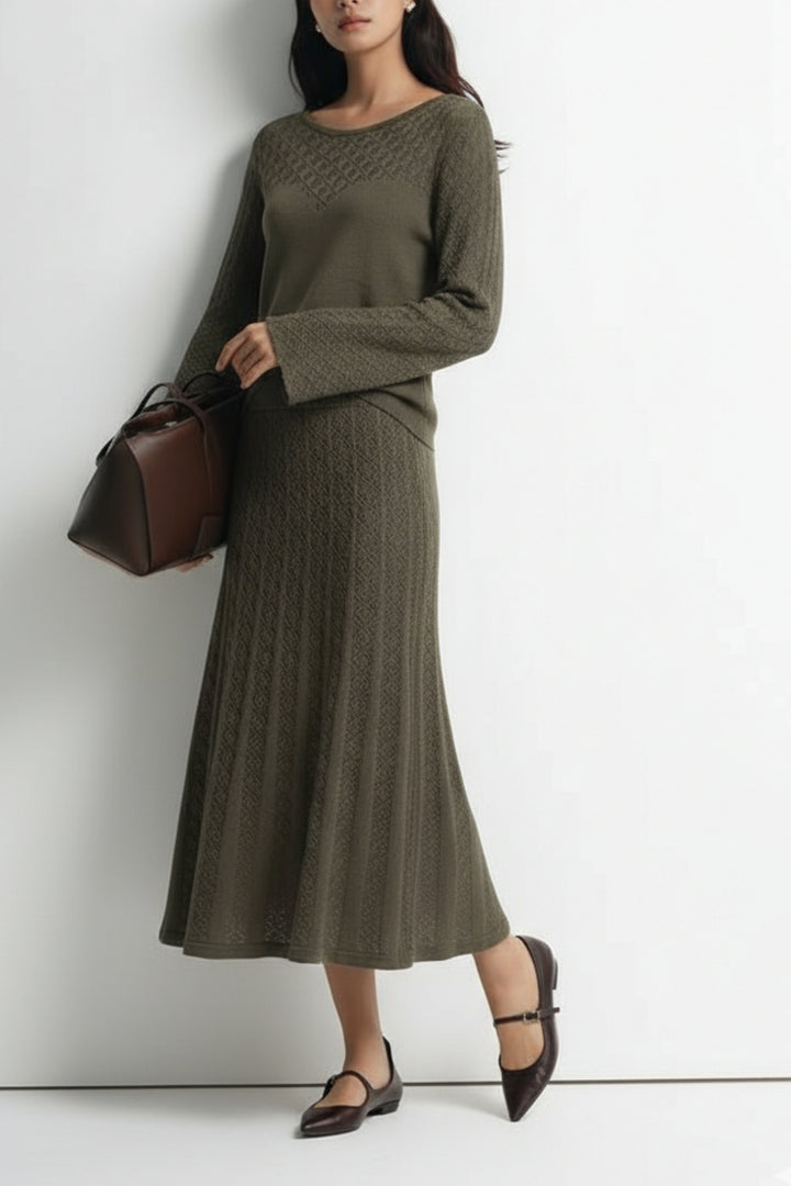 Stone Sage Knit Coord Set