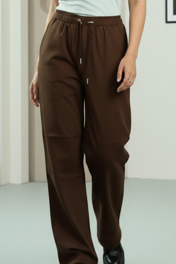 Barrel Brown Oversized Trousers