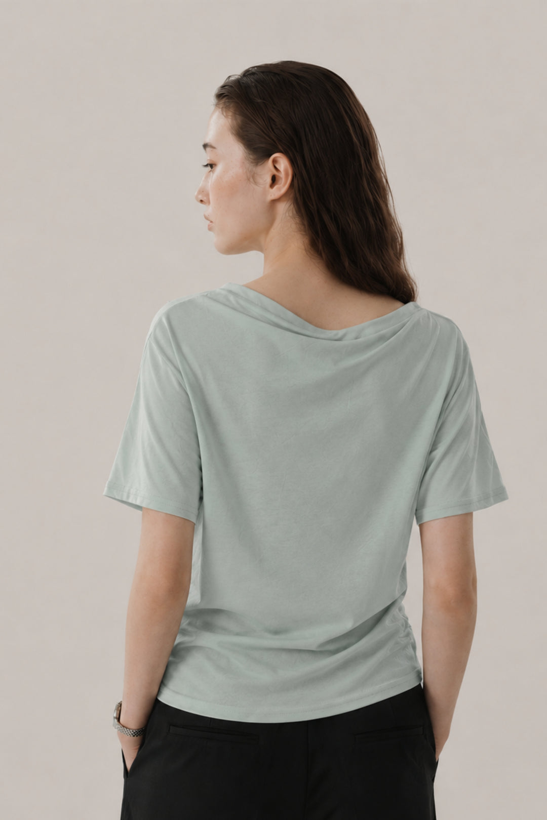 Airy Sheer Waist Top