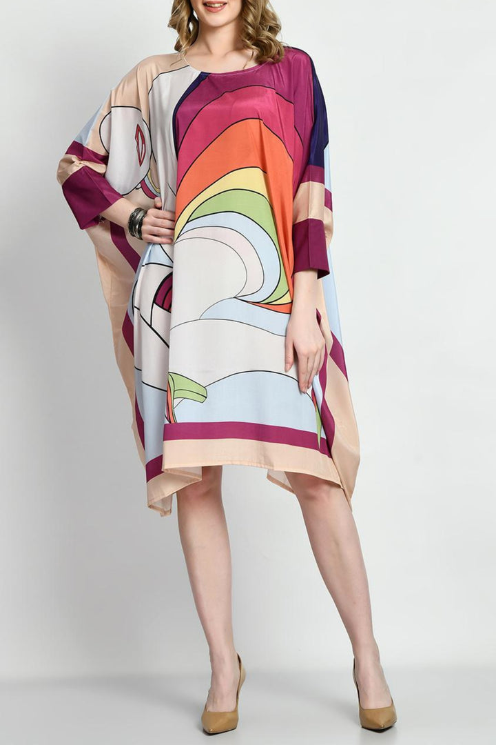 Rainbow Kaftan Dress