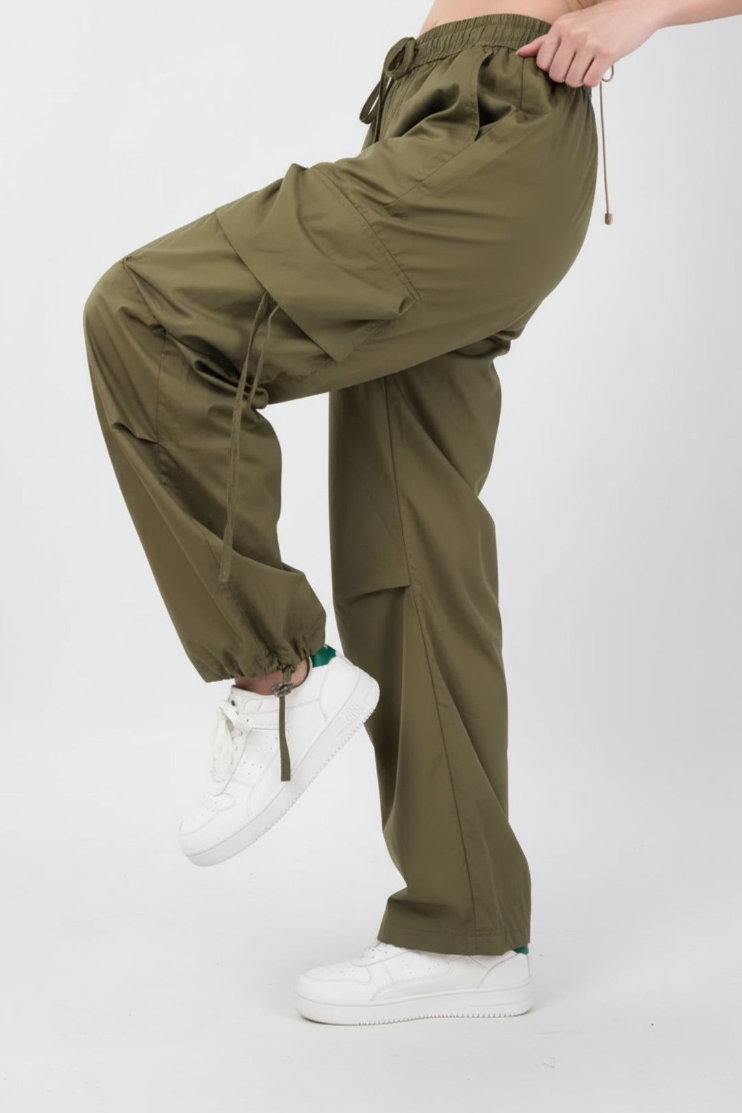 Wild Green Cargo Pants
