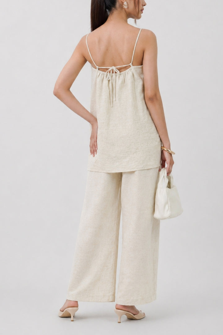Florence Ivory Linen Co-ord Set