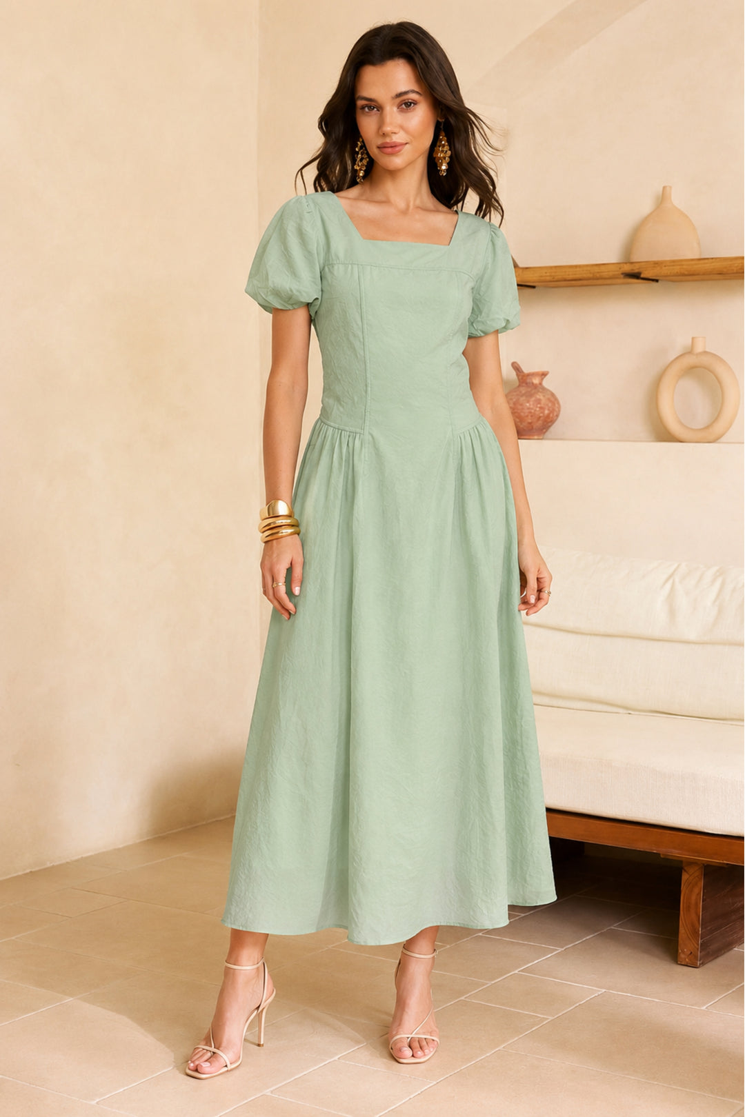 Moonmint Midi Dress