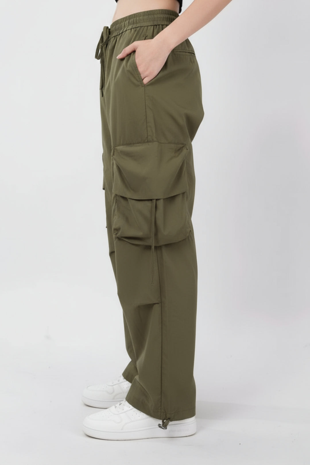 Wild Green Cargo Pants