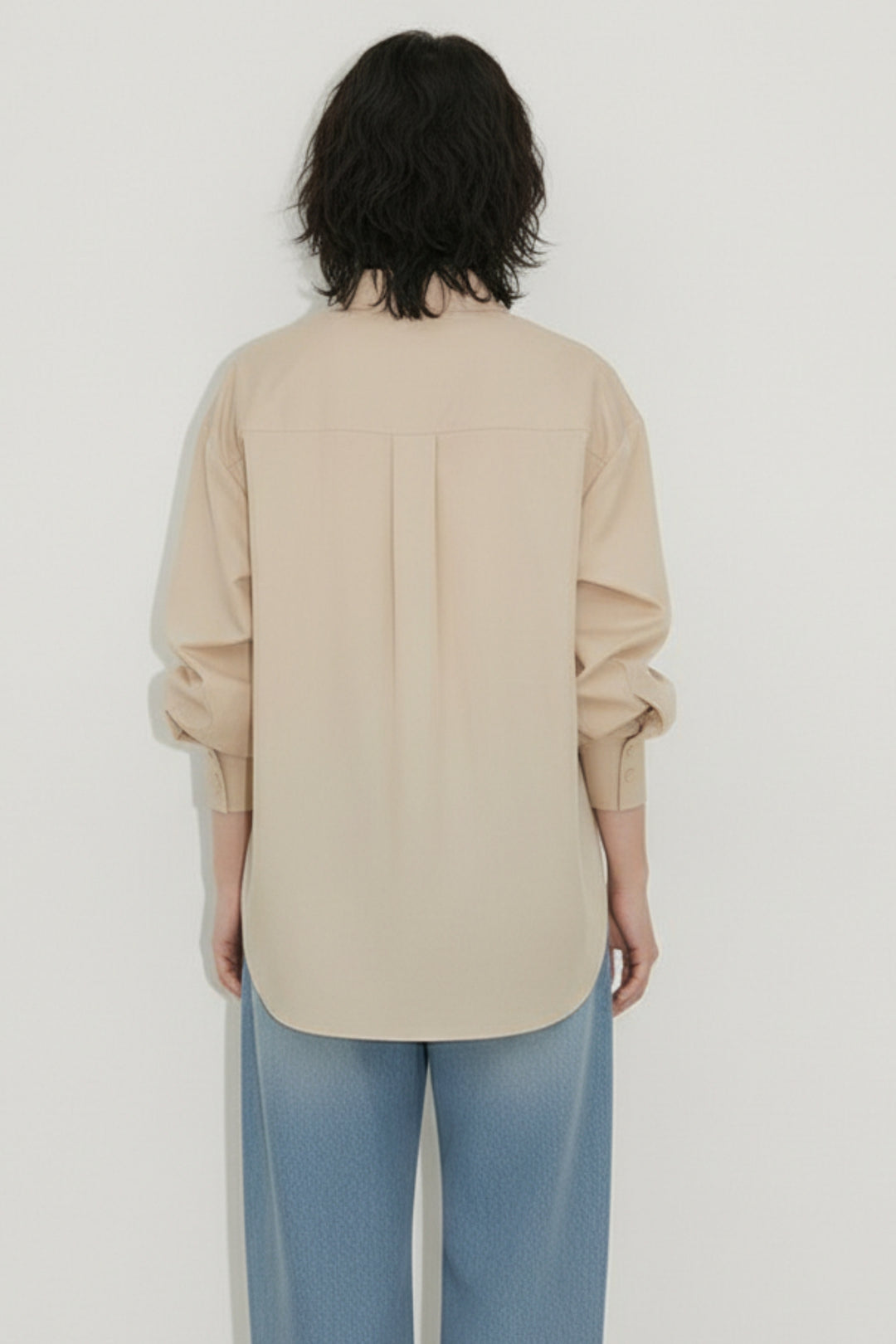 Mellow Cream Oversized Shirt