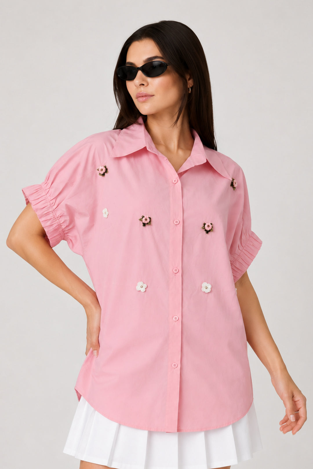 short sleeves shirts for women