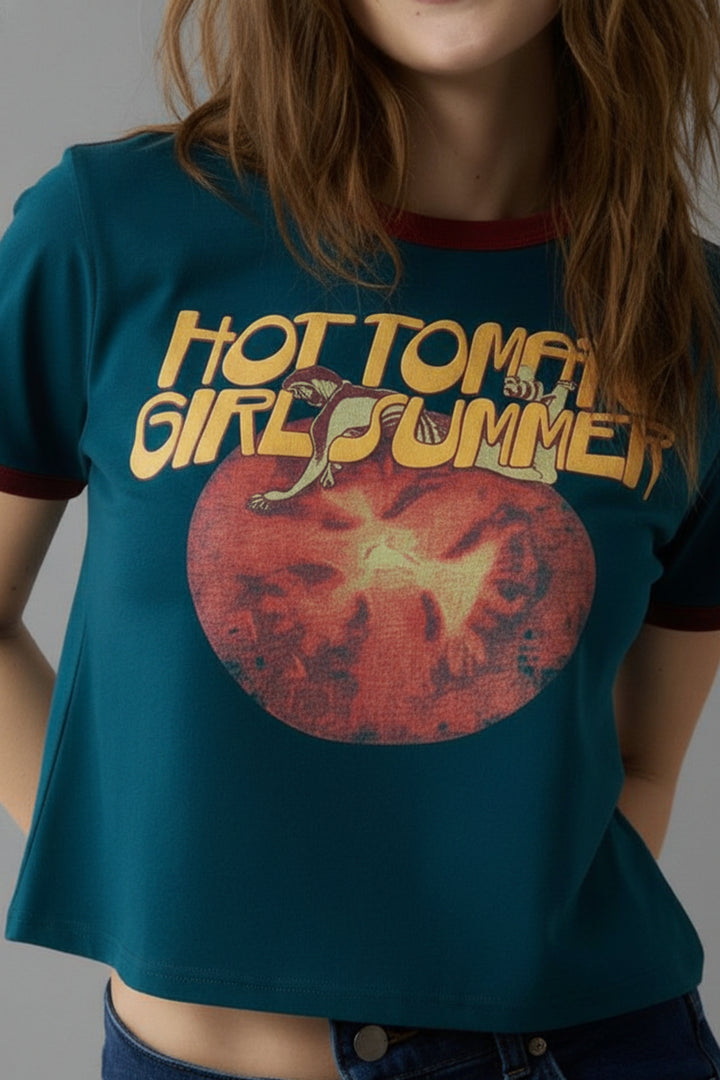 Hot tomato Blue Baby T-shirt