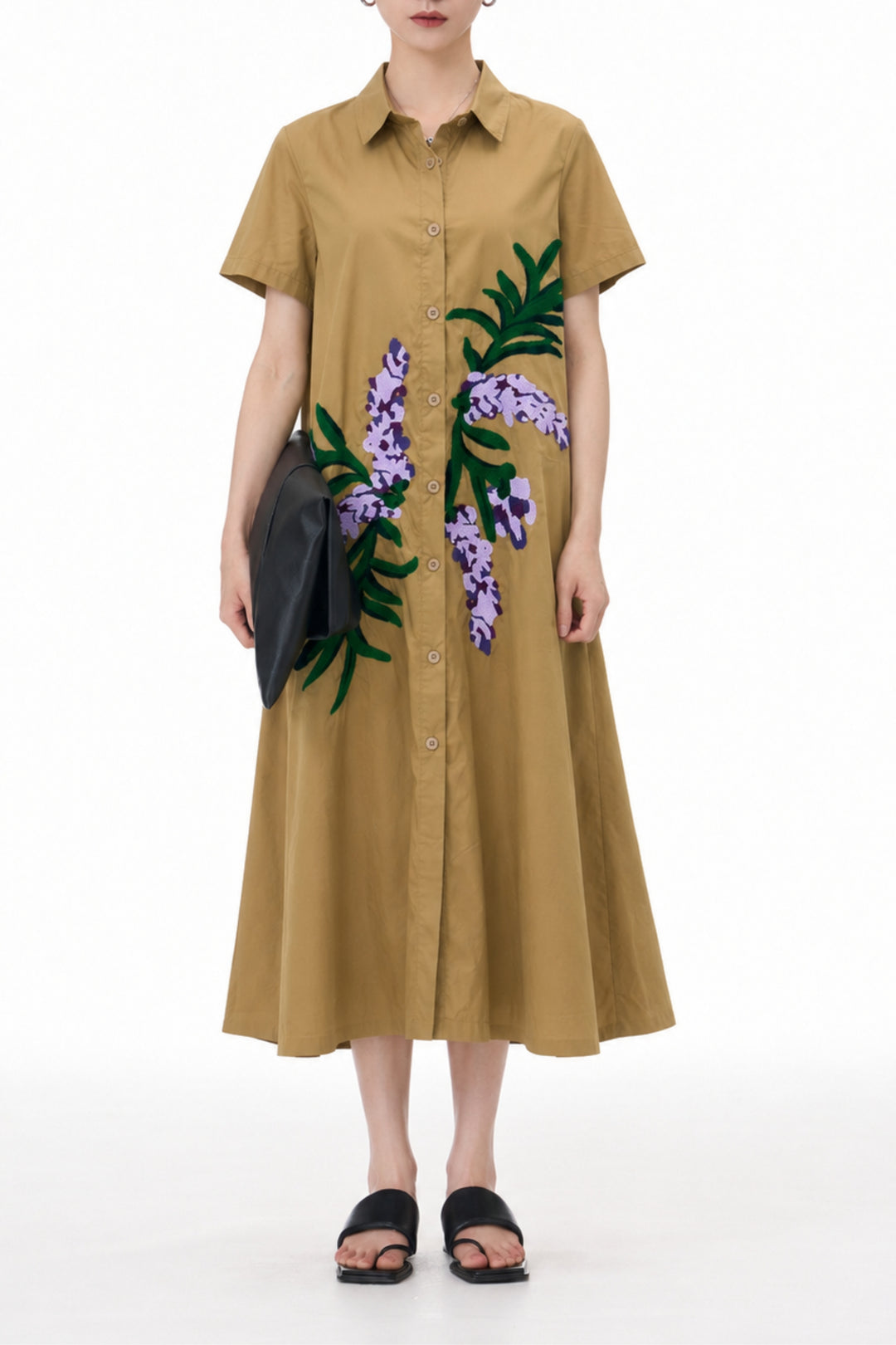 Desert Bloom Shirt Dress