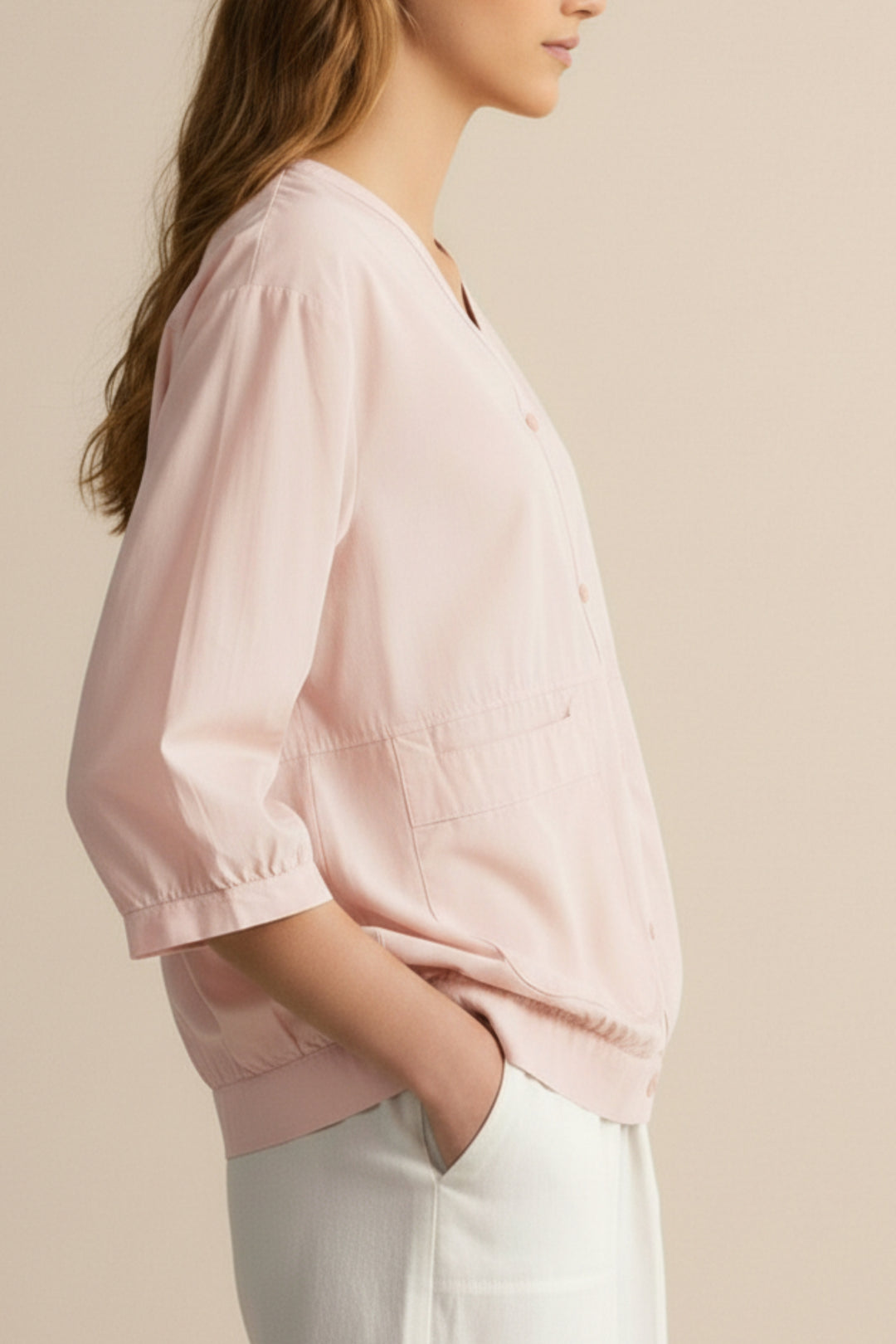 Dreamy Rose Oversized Shirt