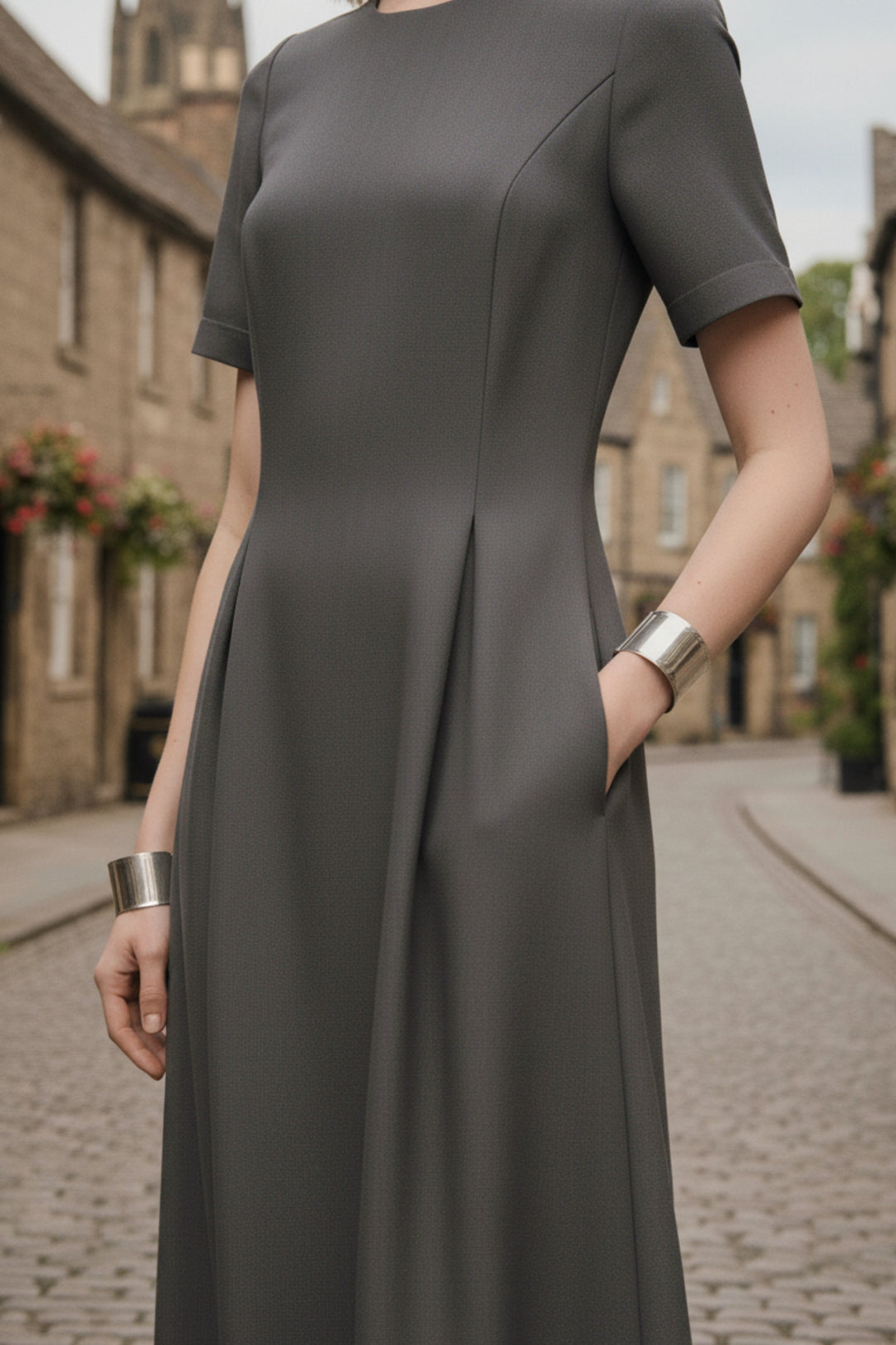 Seal Grey Maxi Dress