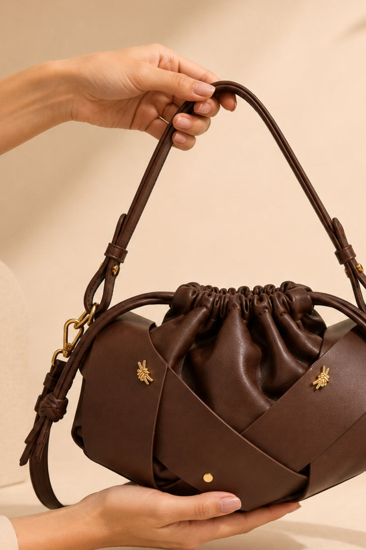 Aurelia Cocoa Hobo Bag