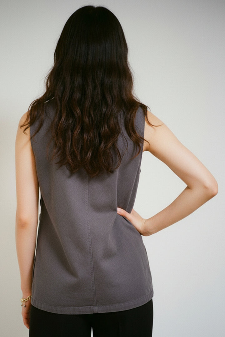 Military Double-Breasted Vest