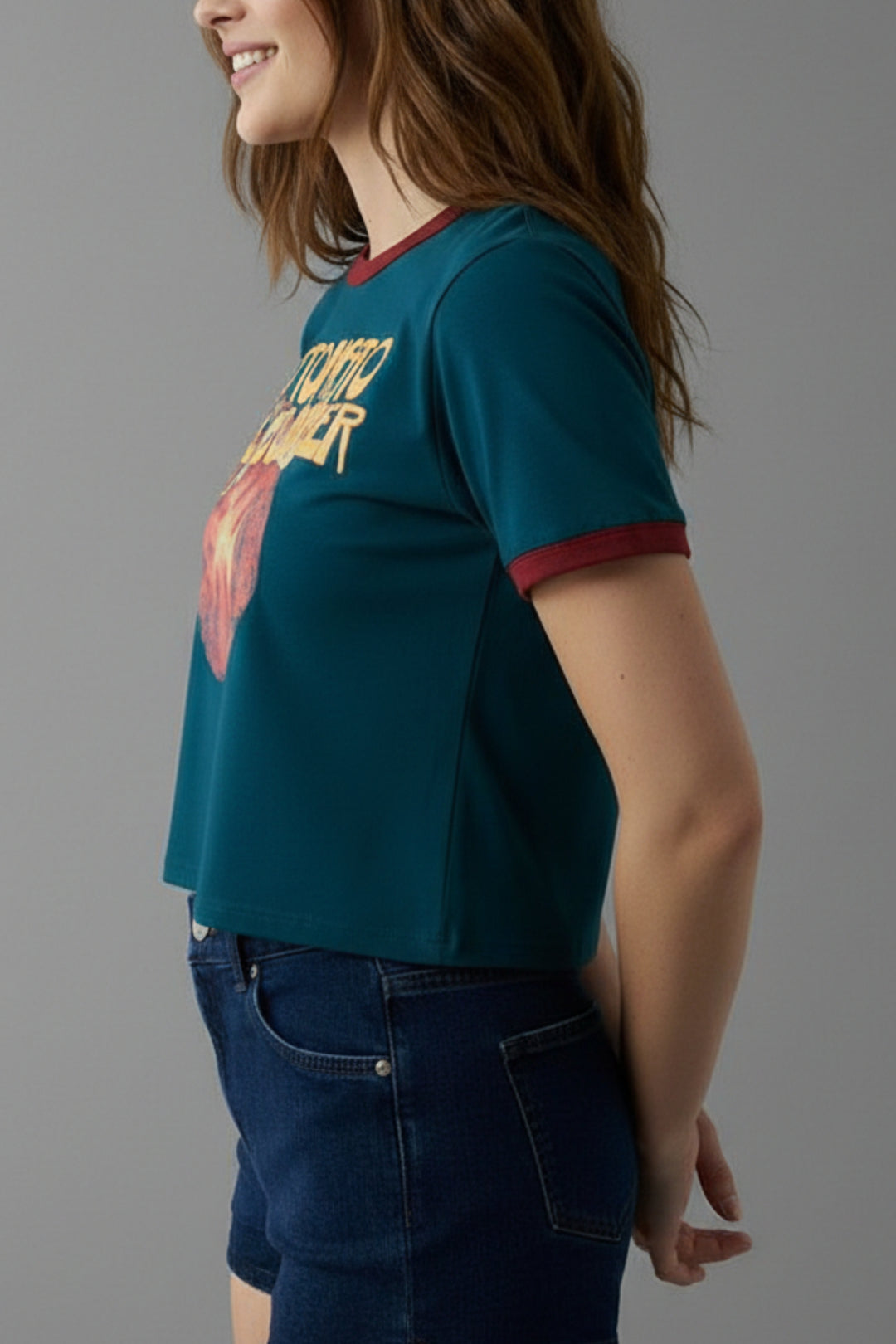 Hot tomato Blue Baby T-shirt