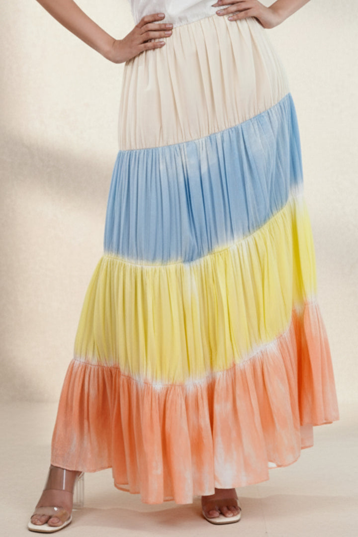 Tiered Cotton Maxi Dress