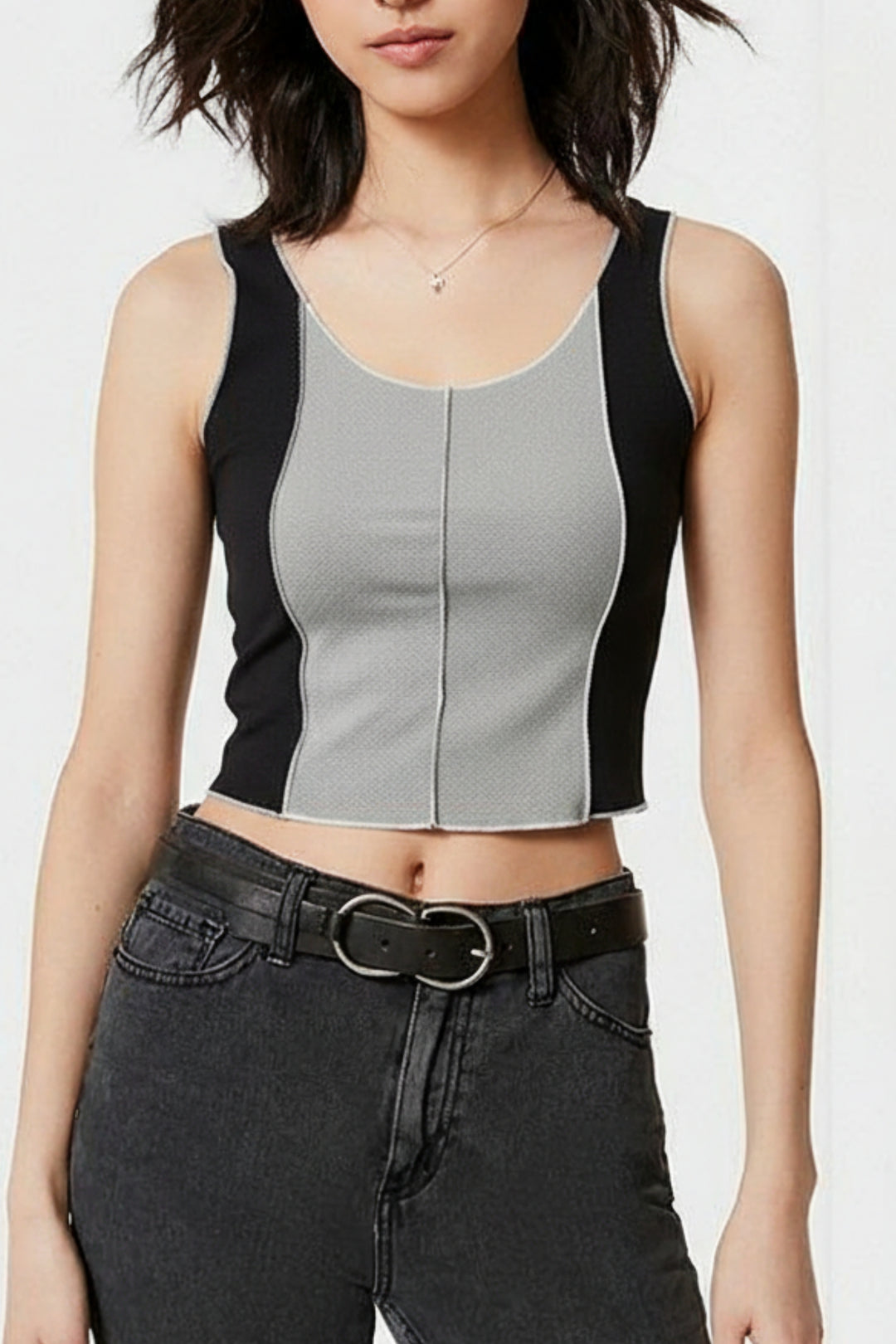 Tar Black Knitted Top