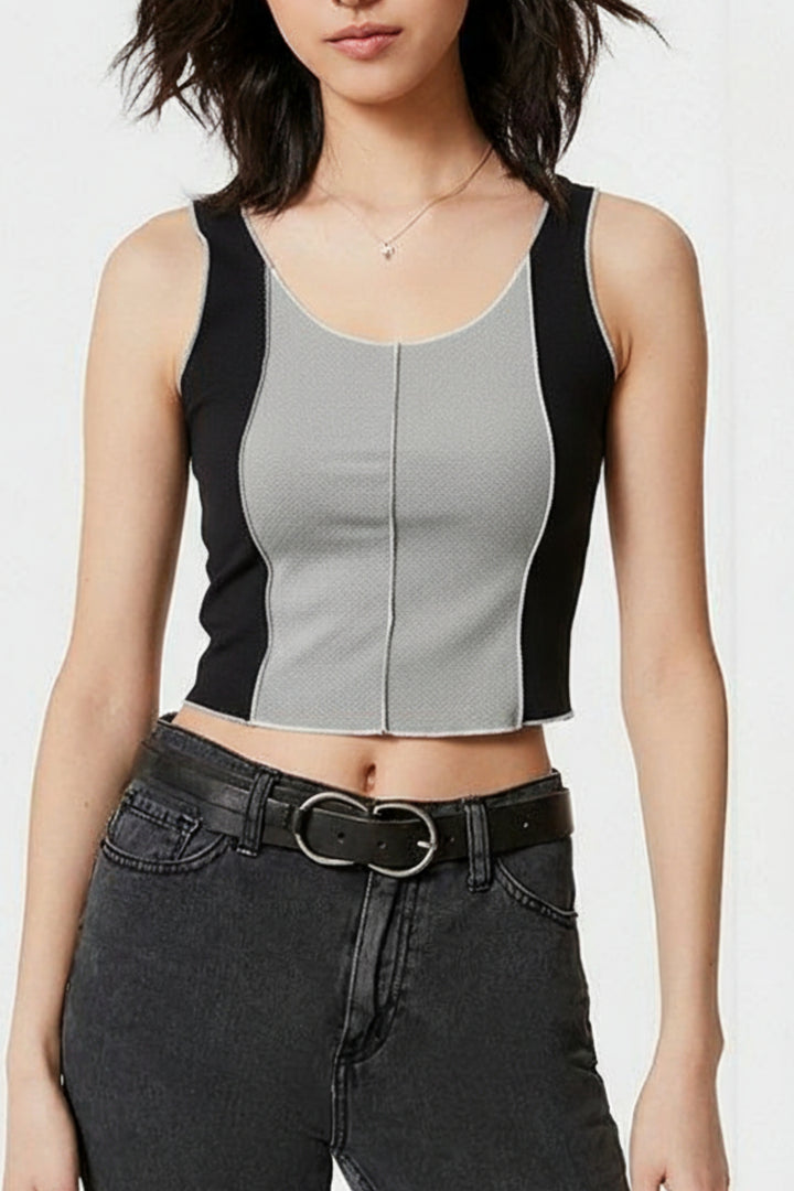 Tar Black Knitted Top