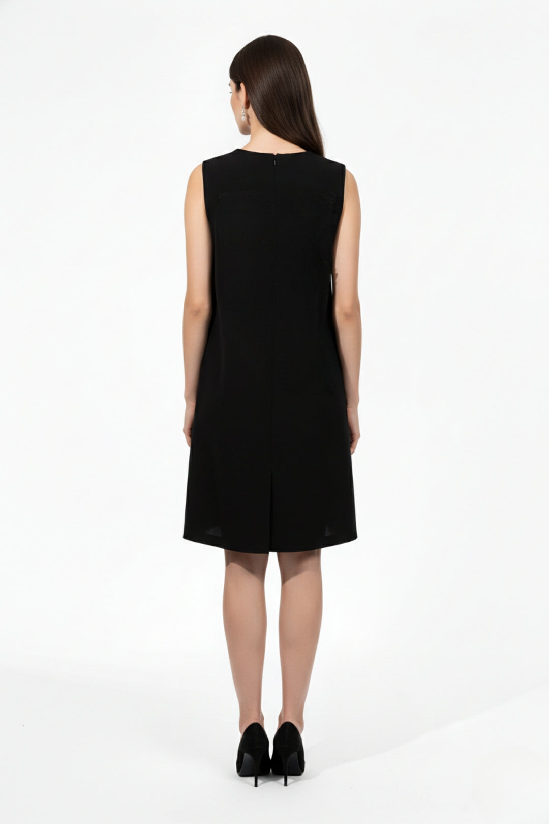 Adelaide Black Floral Dress