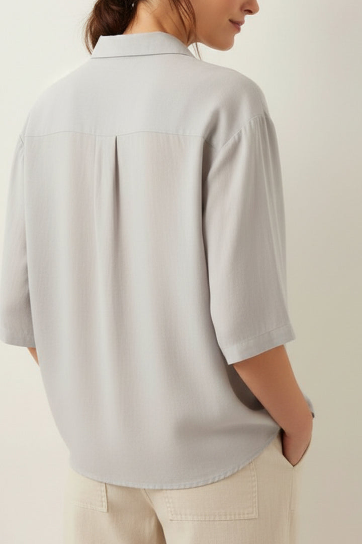 Drizzle Grey Summer Shirt