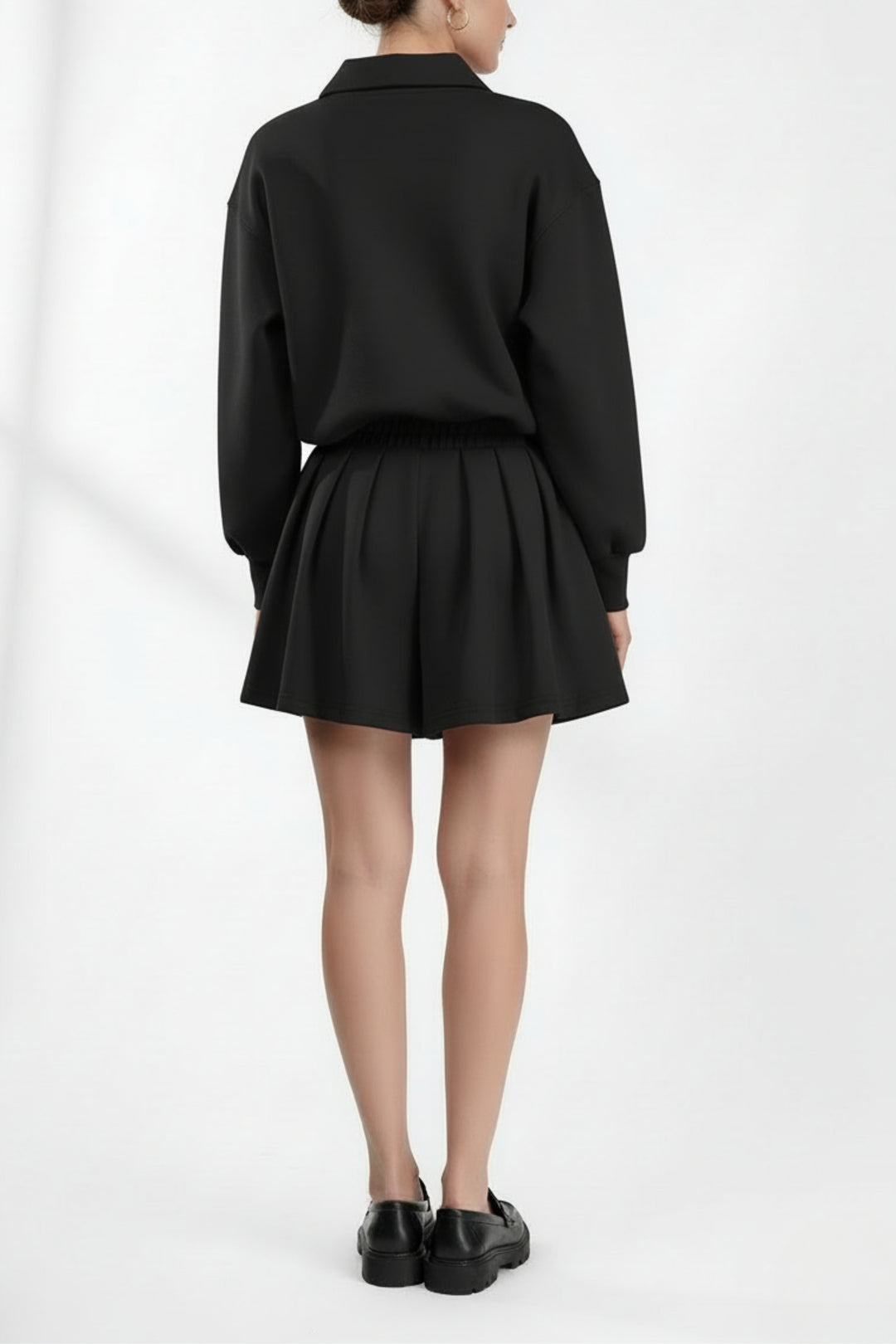 Black Bermuda Co-ord Set