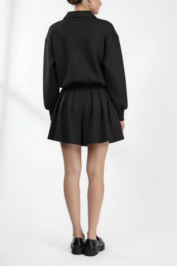 Black Bermuda Co-ord Set