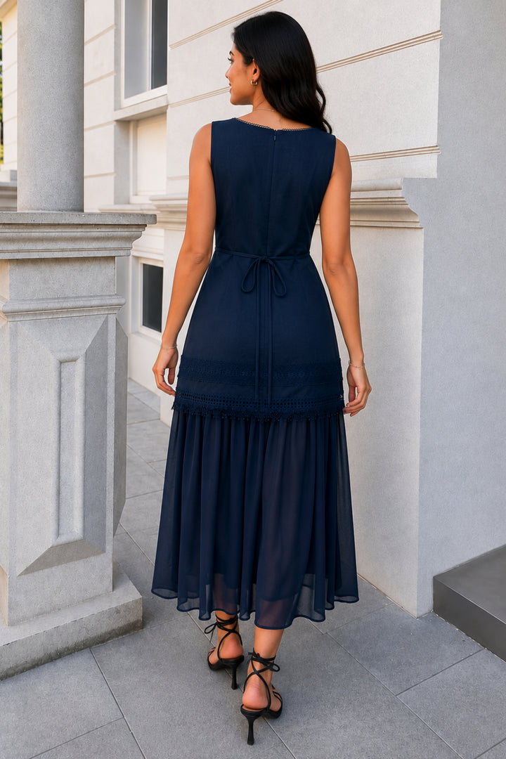 Angelic Navy Blue Dress