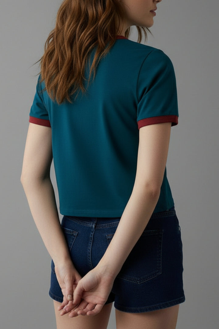 Hot tomato Blue Baby T-shirt