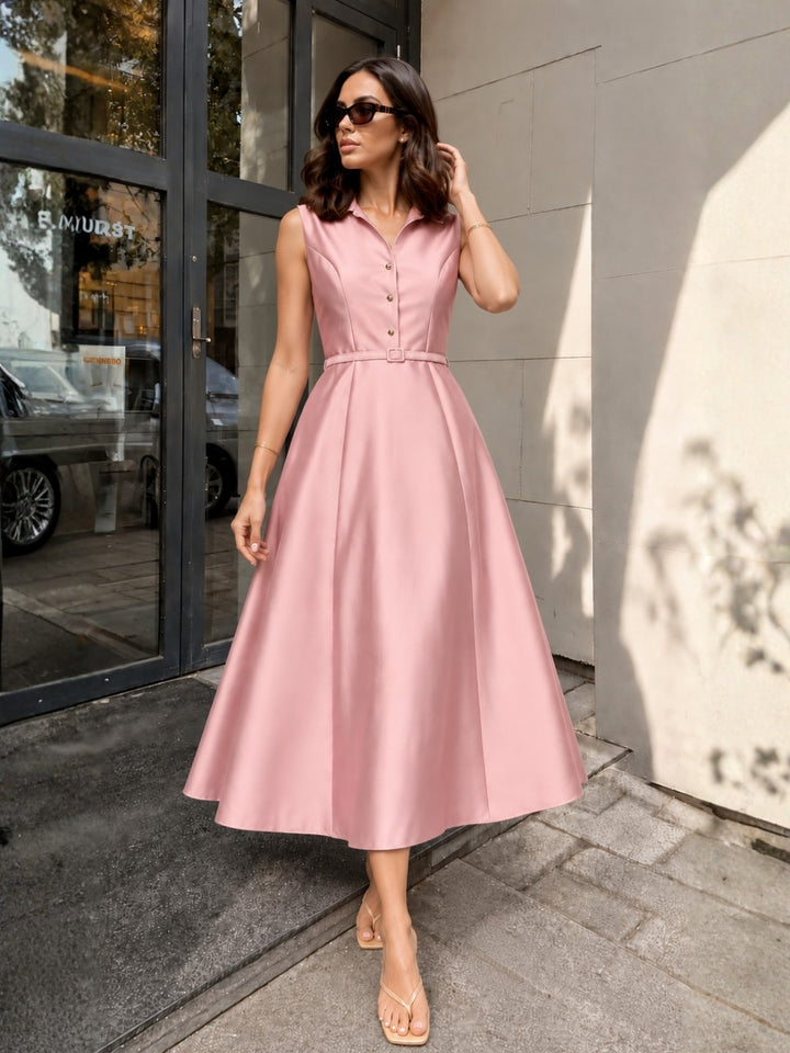 Pink Peonies Belle Dress