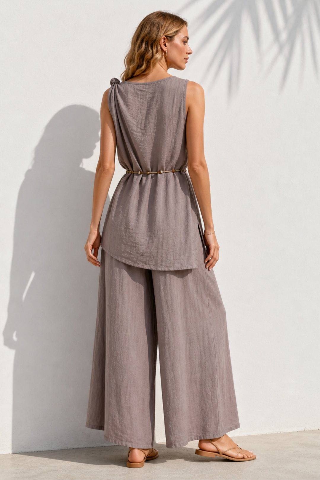 Aeris Taupe Knot Co-ord