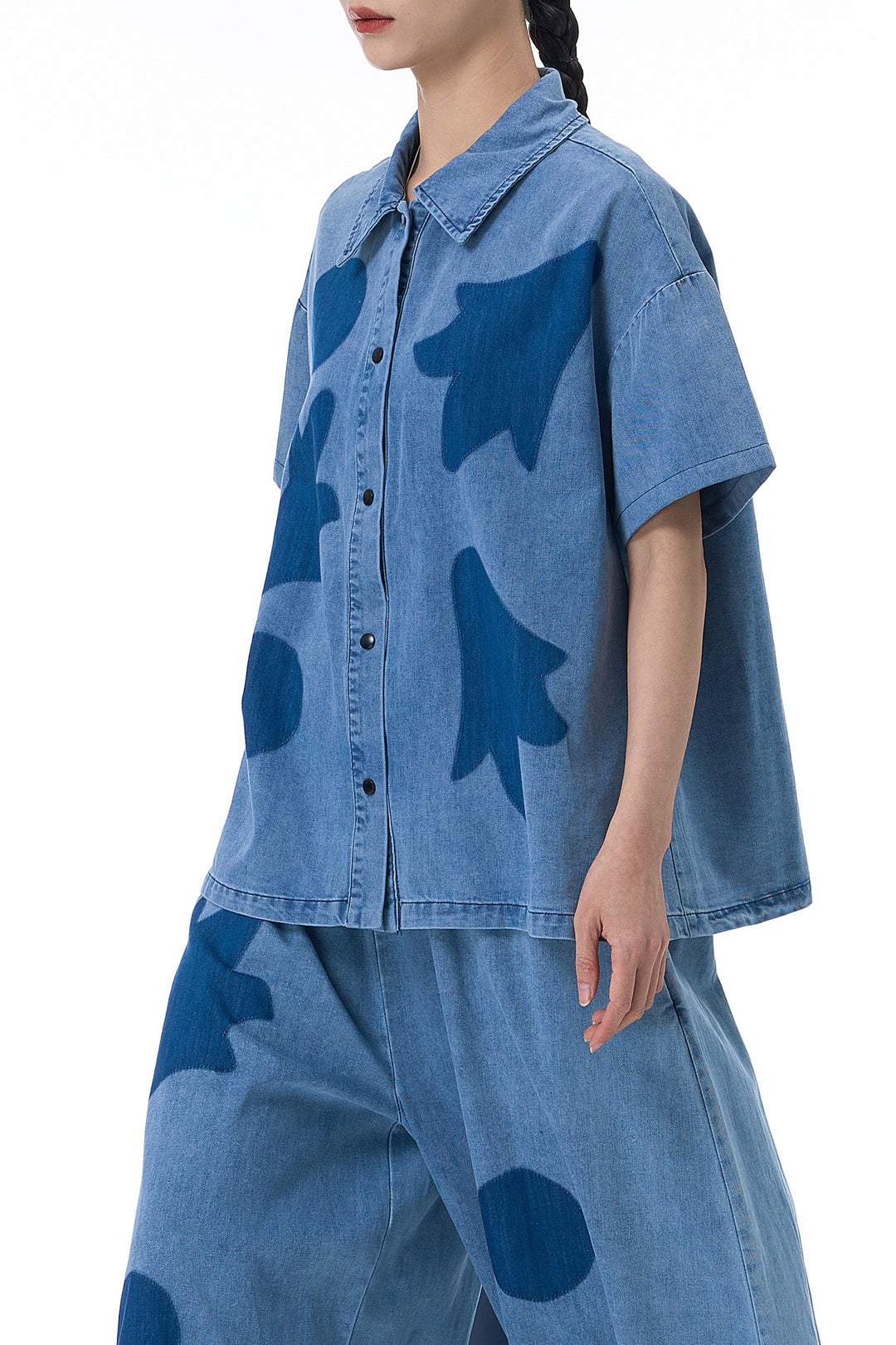 Blue Canvas Denim Shirt