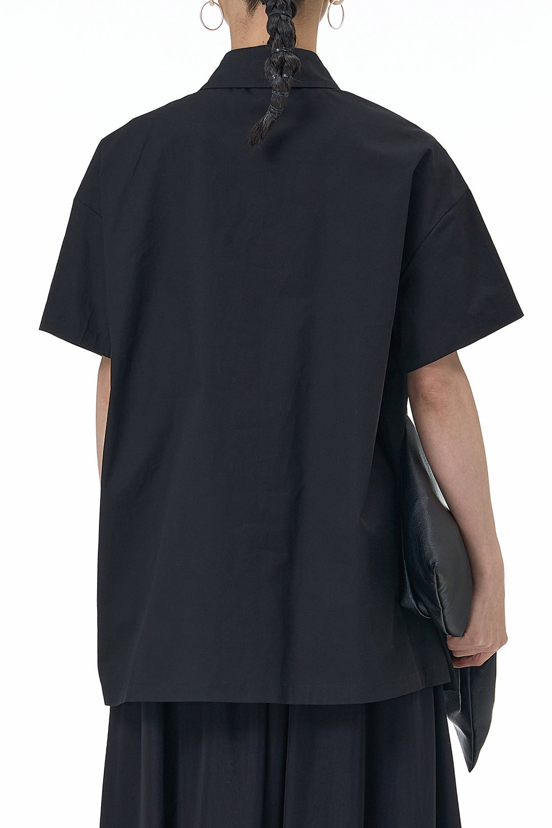 Raya Black Embroidered Shirt