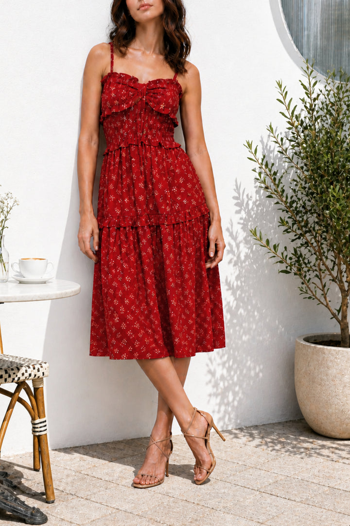 Scarlet Bloom Dress