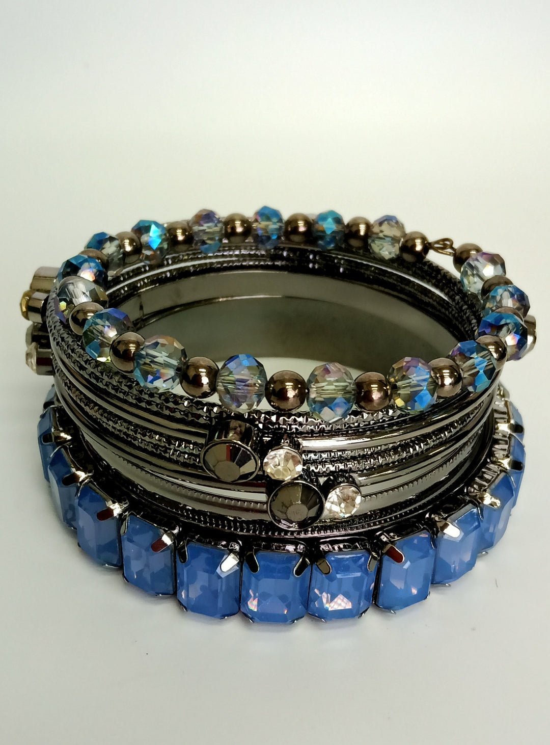 Azure Eclipse Bracelet Set for women