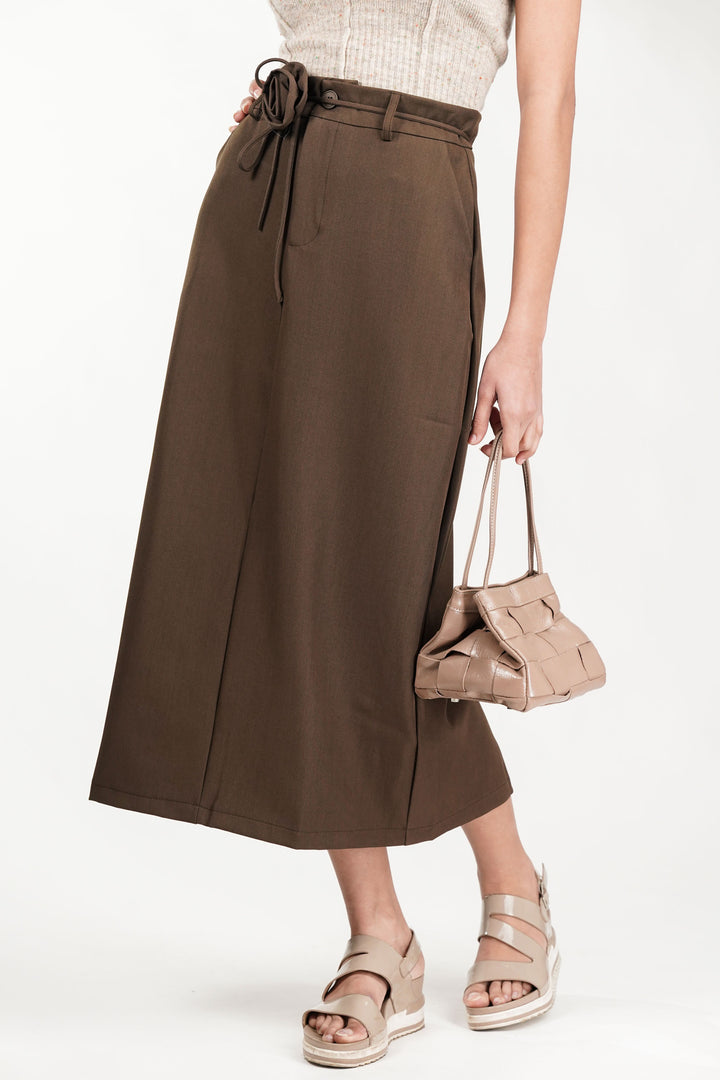 Forest Brown Rose Knot Skirt