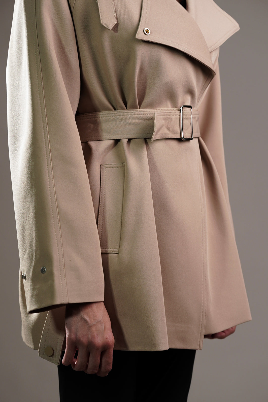 Desert Whisper Short Trench Coat