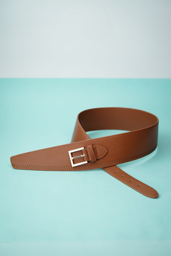 tan color high-quality leather belts