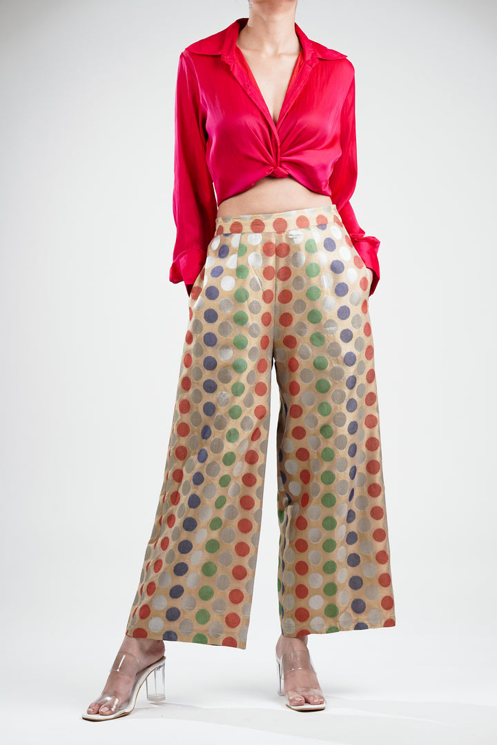 Polka Dot Palazzo Pant