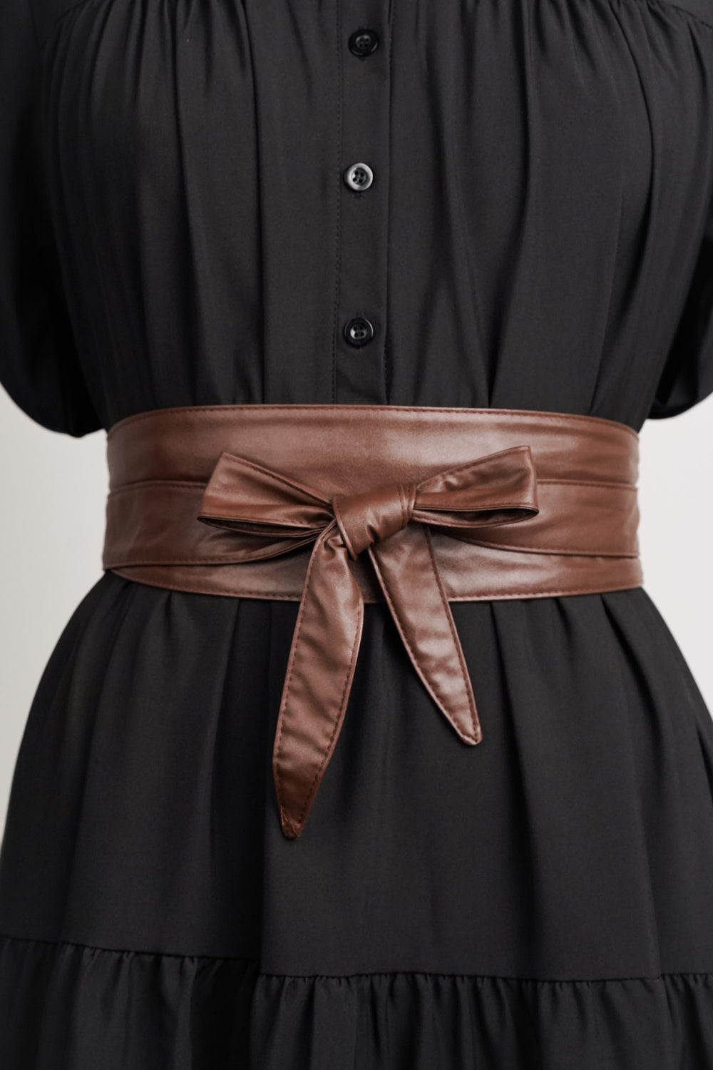 Modern women's tie-up belt for stylish outfits