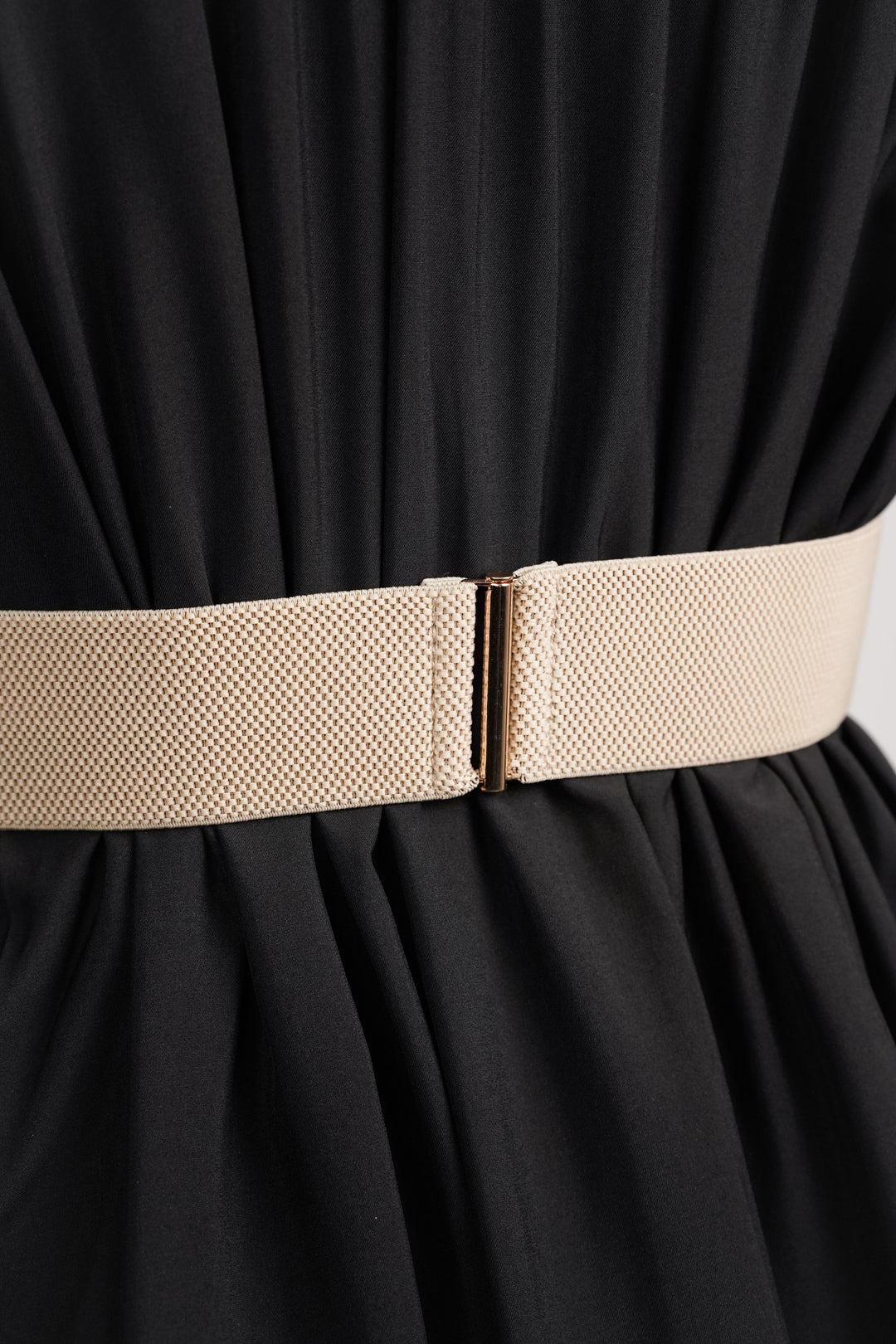 Dual-centred oxidised buckle belt