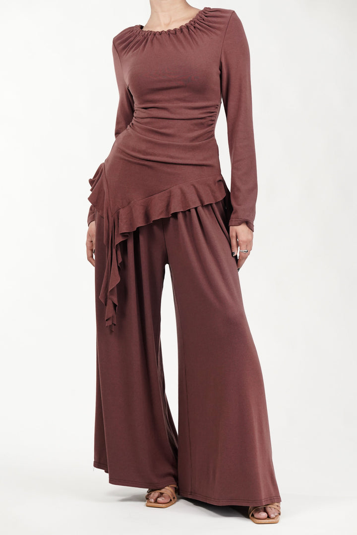 Rust Reverie Frilled Co-Ord