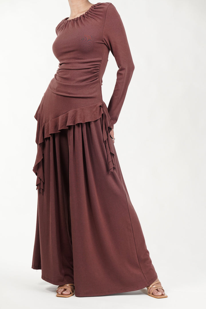 Rust Reverie Frilled Co-Ord