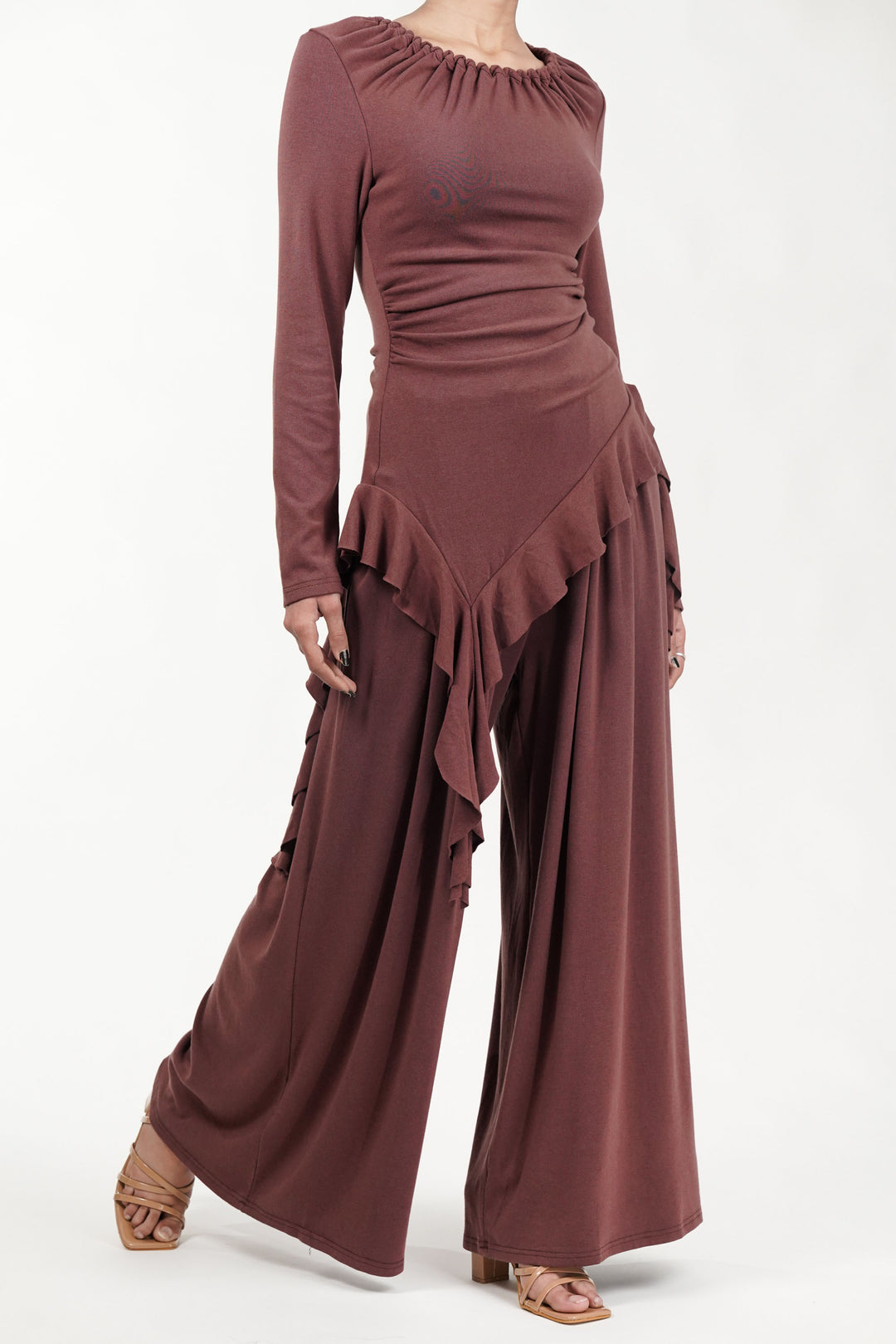 Rust Reverie Frilled Co-Ord