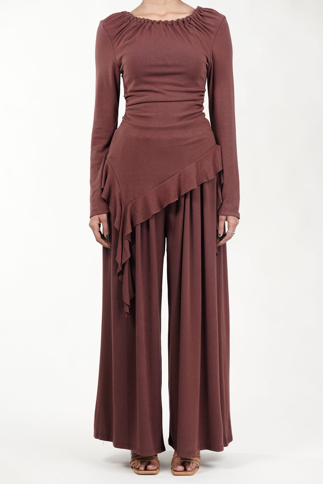 Rust Reverie Frilled Co-Ord