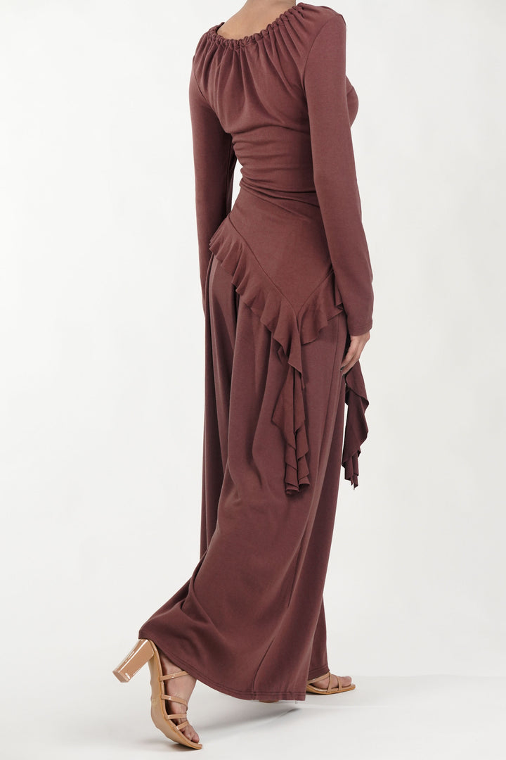 Rust Reverie Frilled Co-Ord