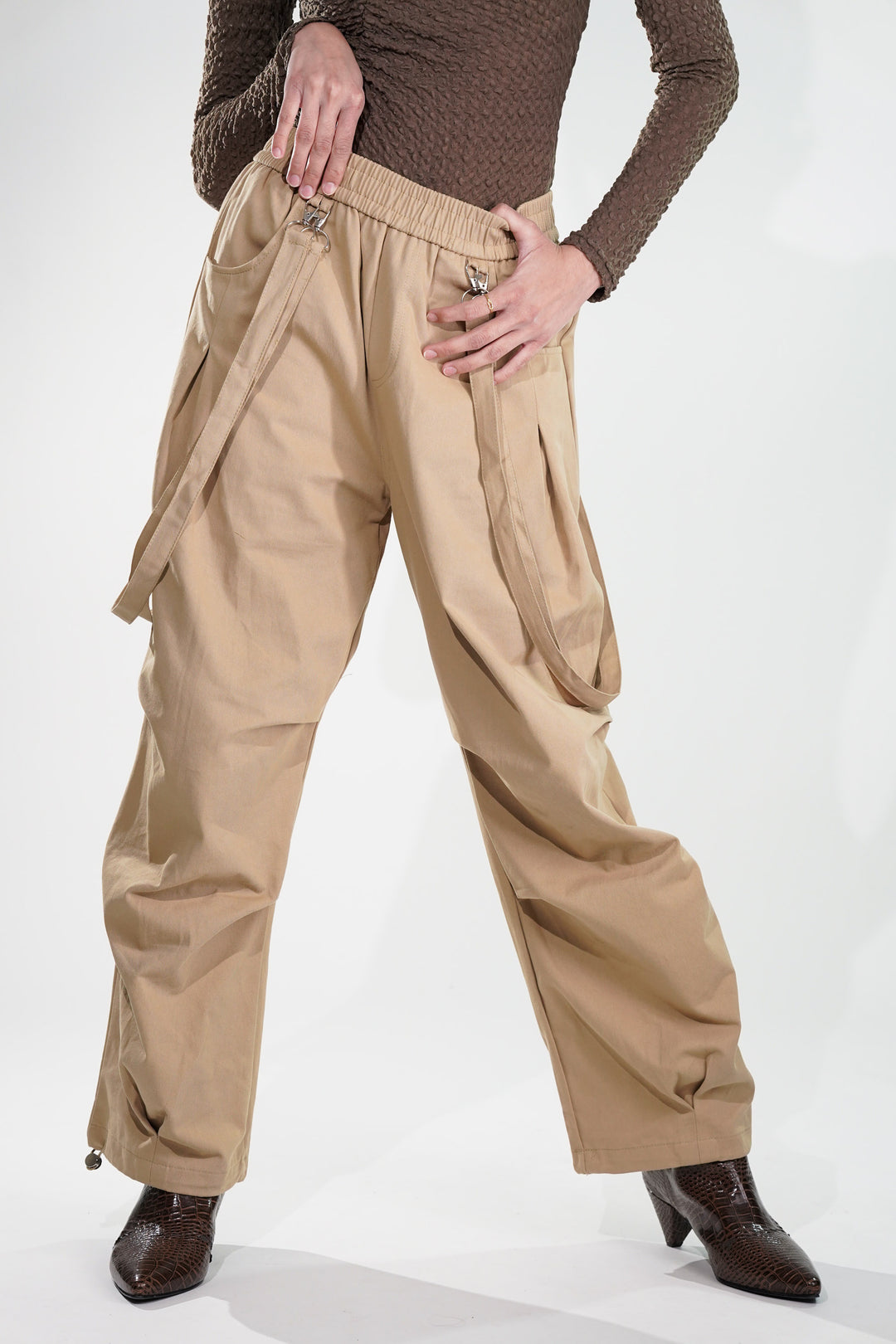 Buttercream Cargo Pants for women