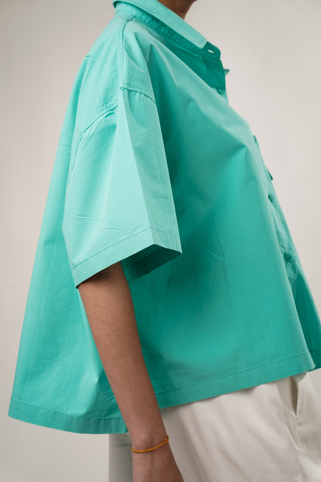 Aqua Green Oversized Shirt