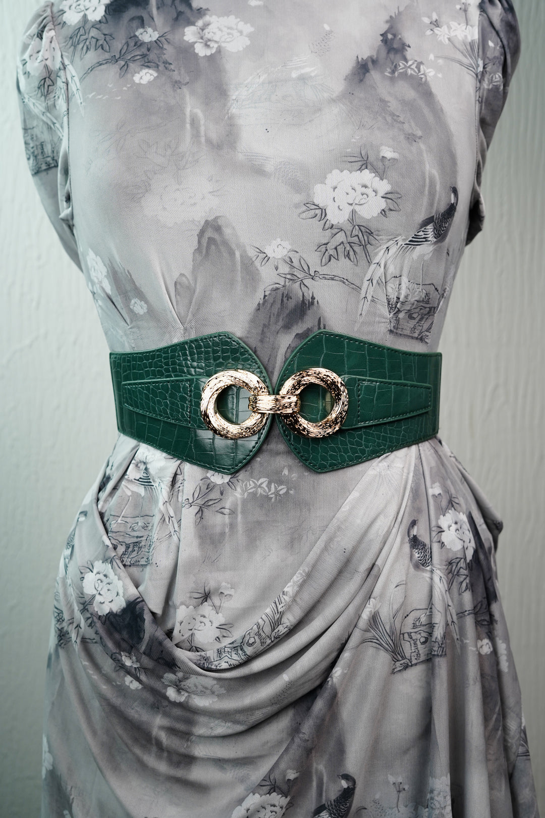Boho Chic  Cinch Belt with Corset and Circlet Hook